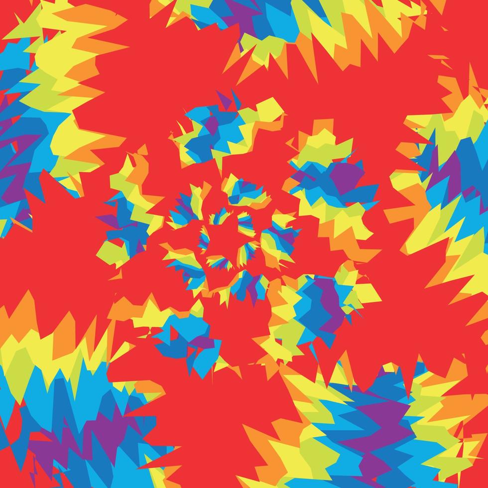 Colorful Abstract Psychedelic Art Background. Vector Illustration.