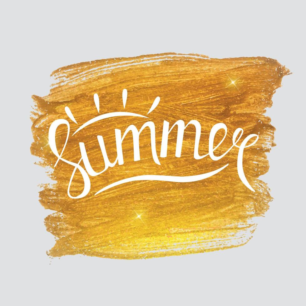 Hello Summer Natural Background Vector Illustration