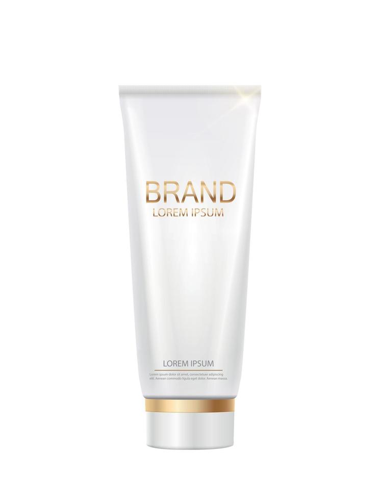 Design Cosmetics Product  Template for Ads or Magazine Background. 3D Realistic Vector Iillustration