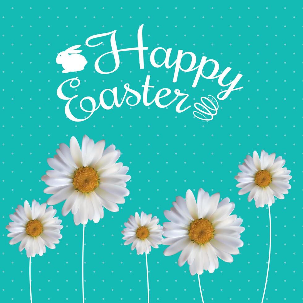 Happy Easter Spring Holiday Background Illustration vector