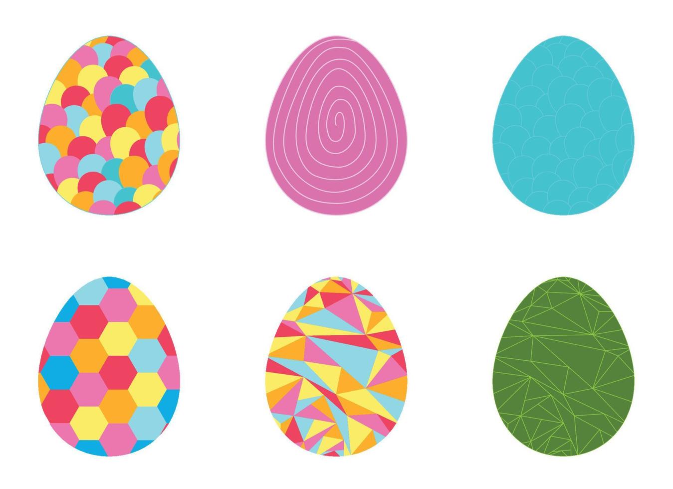 Beautiful Easter Egg Seamless Pattern Background Vector Illustration