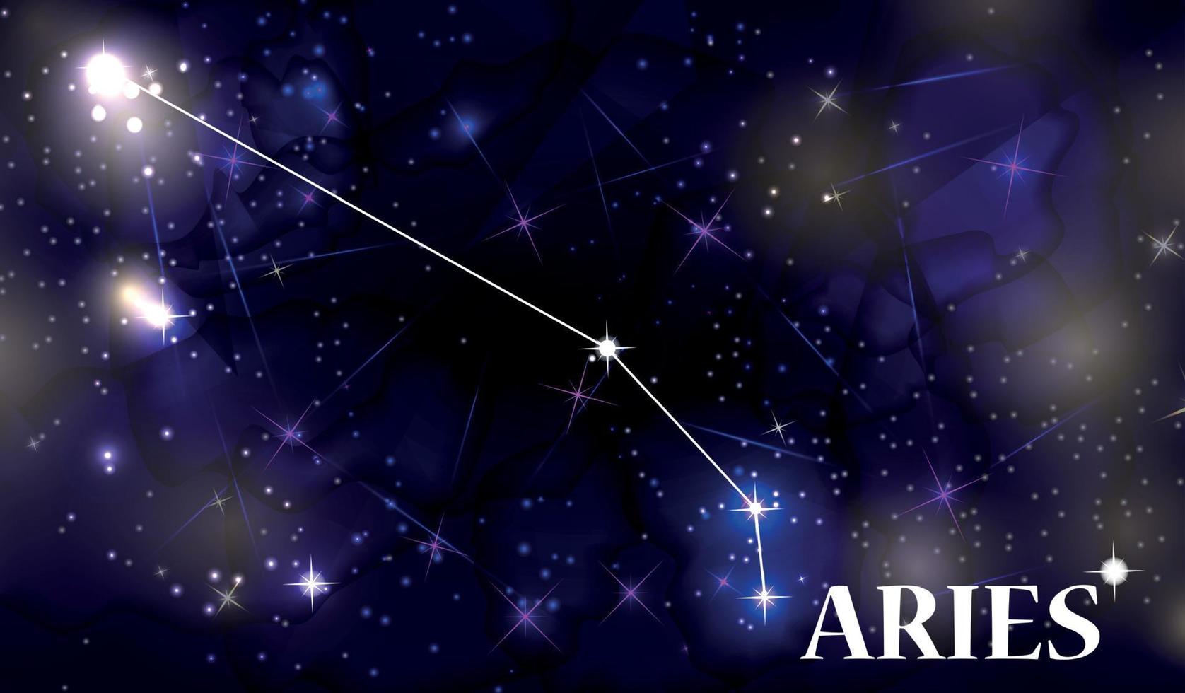 símbolo aries signo del zodíaco. ilustración vectorial. vector