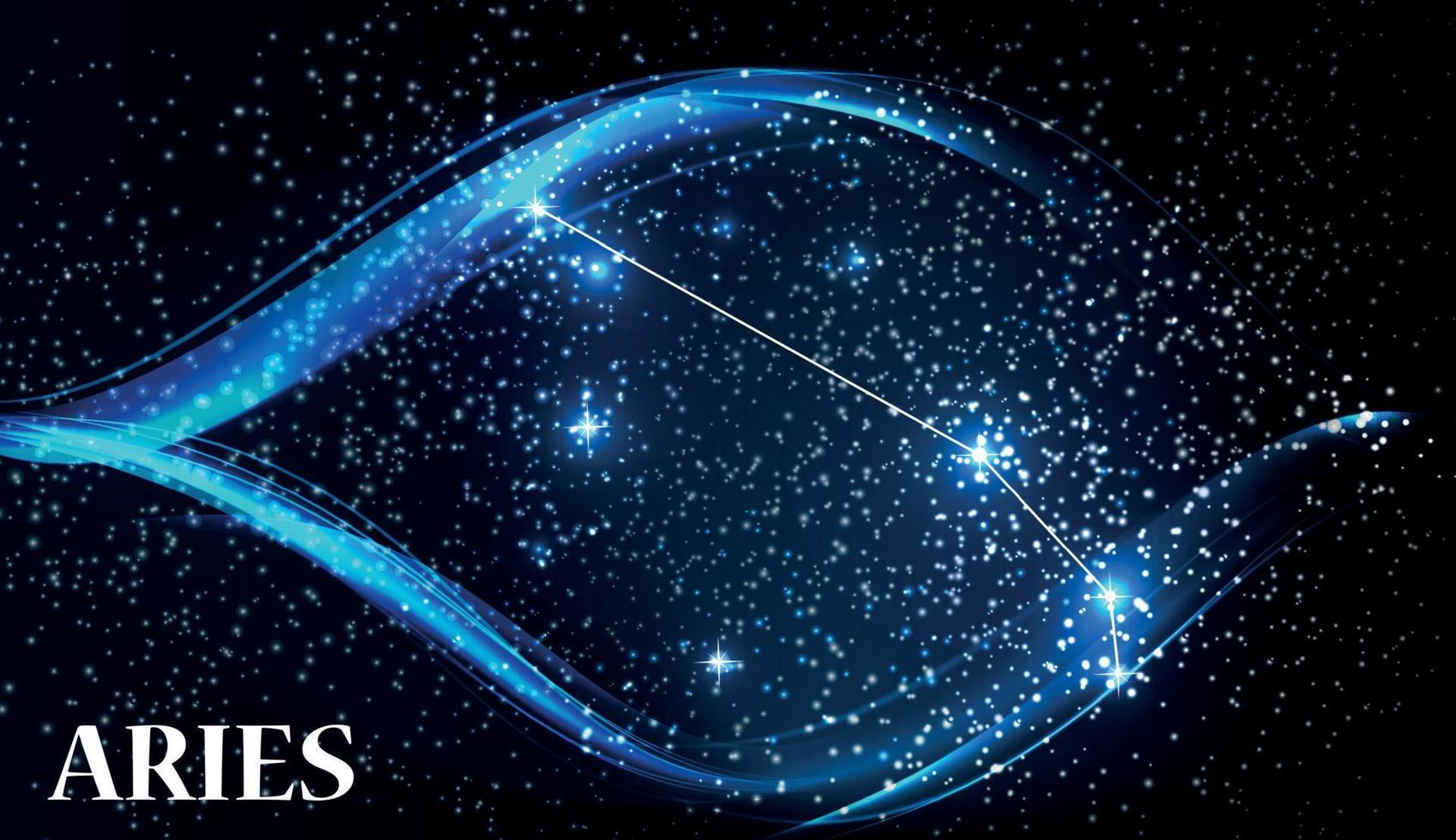 Symbol Aries Zodiac Sign. Vector Illustration.