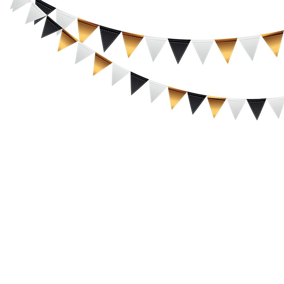 Party Background with Flags Illustration vector