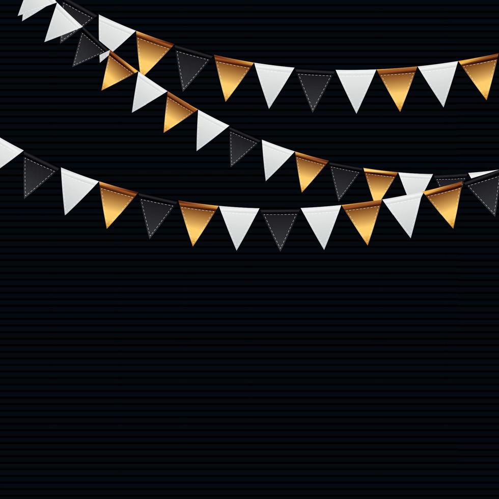 Party Background with Flags Illustration vector