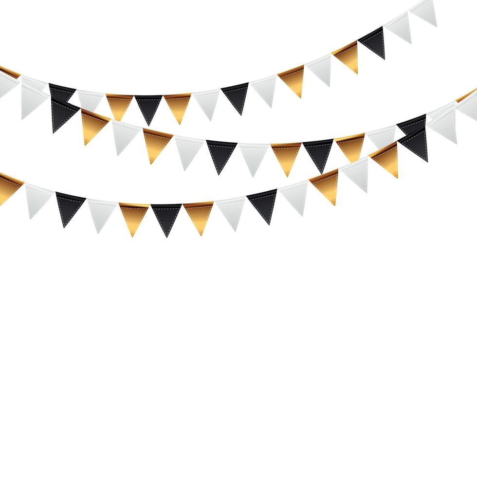 Party Background with Flags Illustration vector