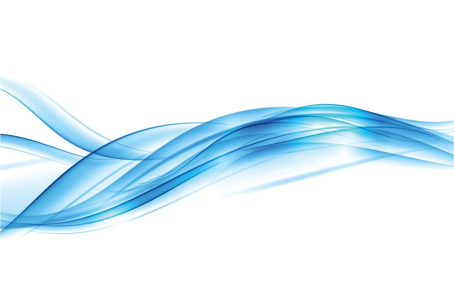 Abstract Colored Wave on  Background. Vector Illustration.
