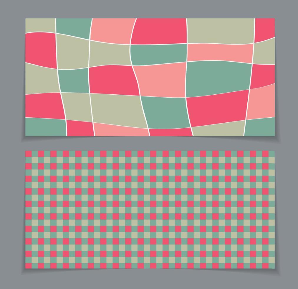 Gift Voucher Template with abstract background. Vector Illustration.