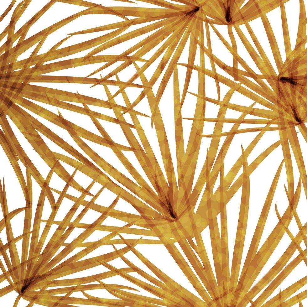 Palm Leaf Vector Seamless Pattern Background Illustration
