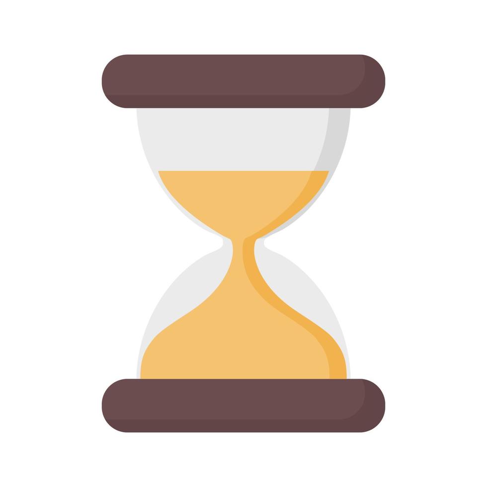 sandglass hourglass cartoon vector