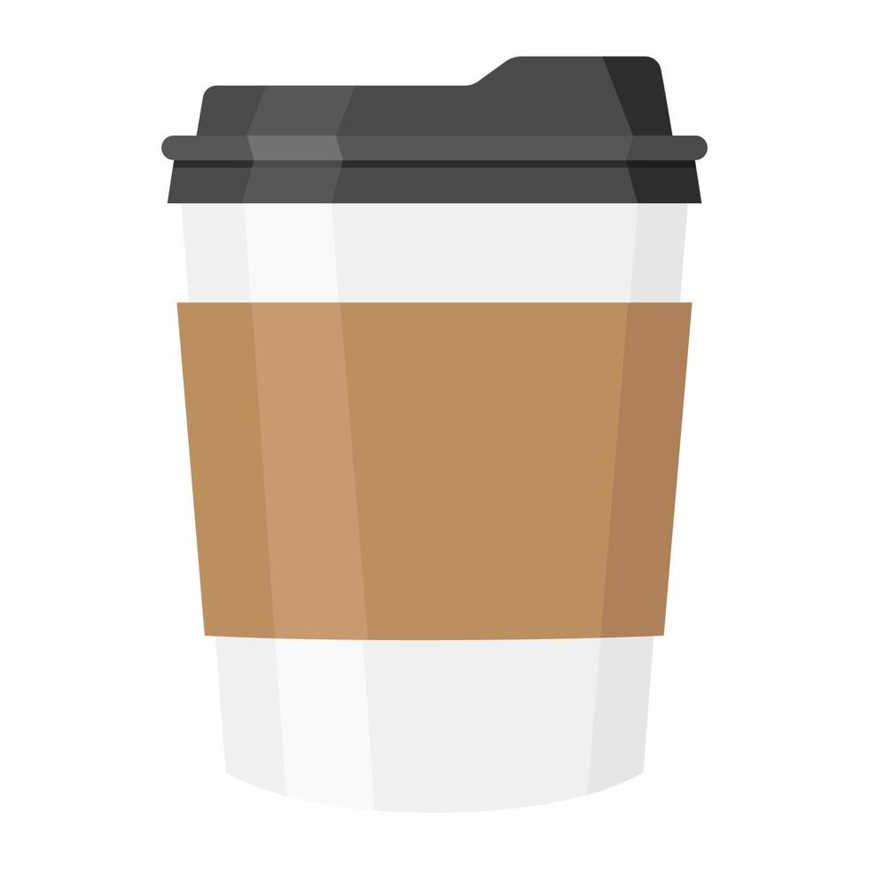 paper coffee cup vector