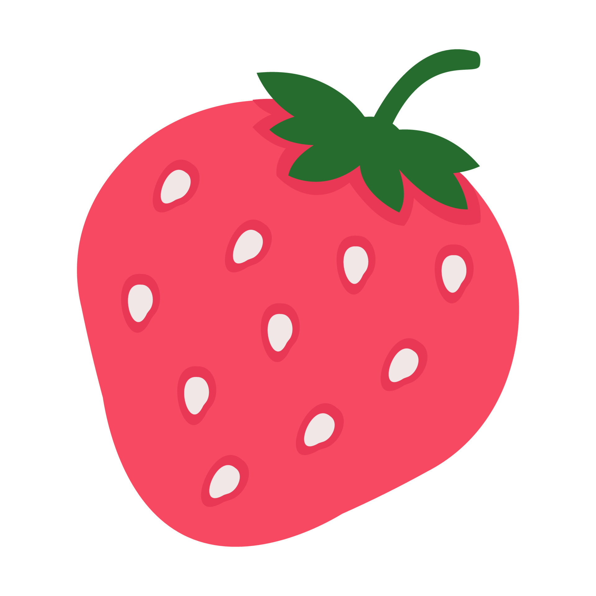 cute fruit strawberry 4557331 Vector Art at Vecteezy
