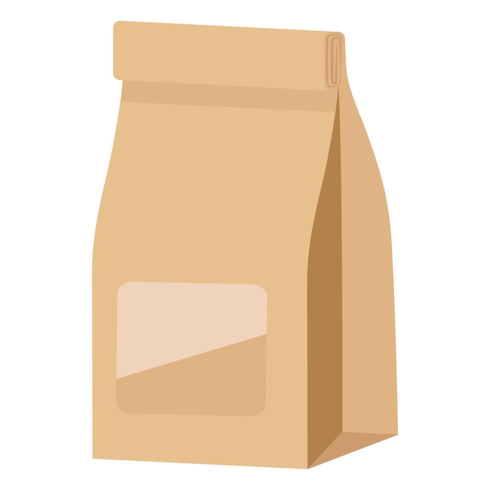 recycled paper bag vector