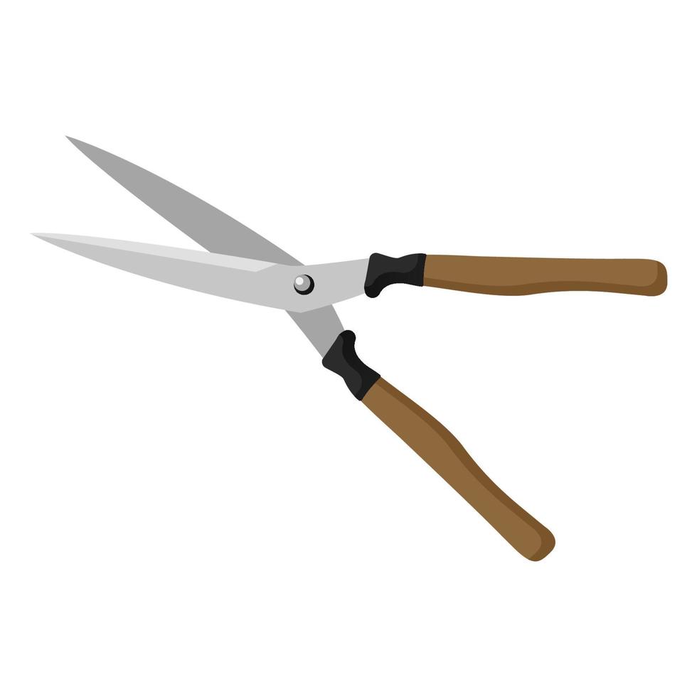 garden shears cartoon vector object