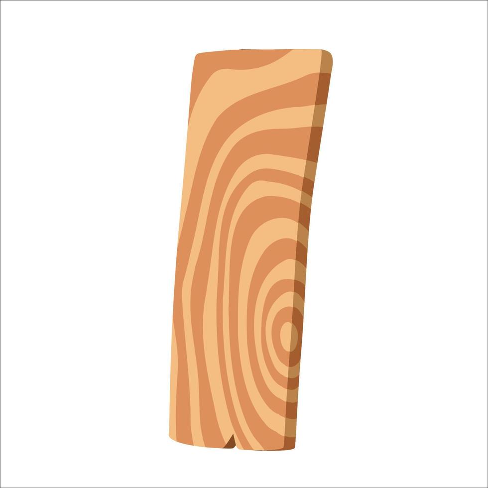 madera de árbol en rodajas vector