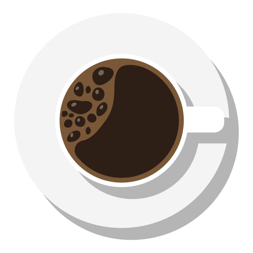 a cup of coffee vector