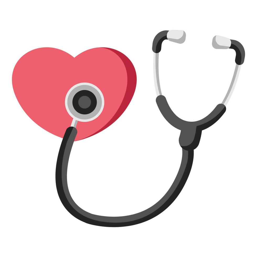 doctor's stethoscope cartoon vector