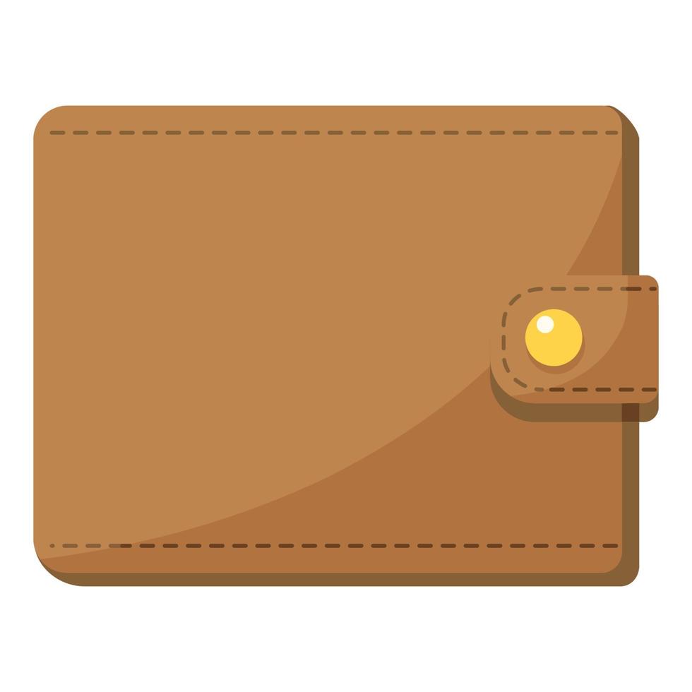 leather wallet purse vector