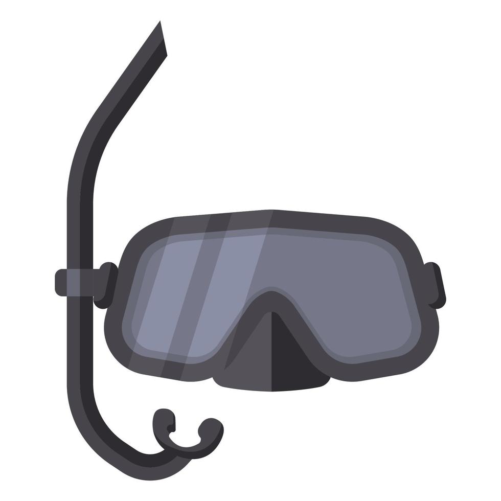 scuba diving mask vector