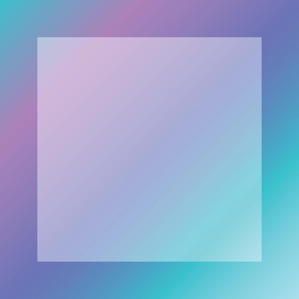 Rainbow Violet Blue Gradient Square Banner Background vector