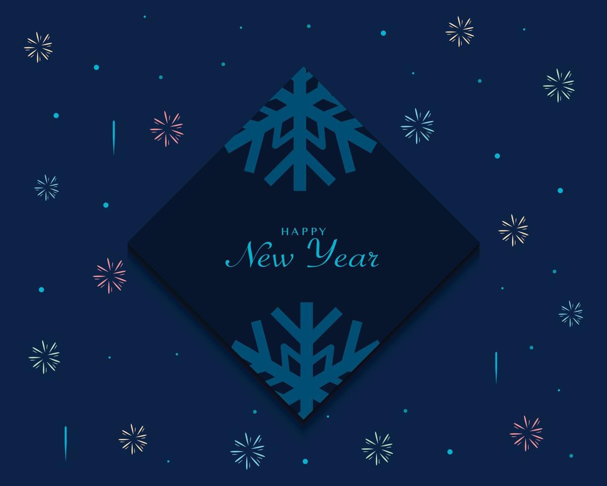 Happy New Year Greeting Card vector