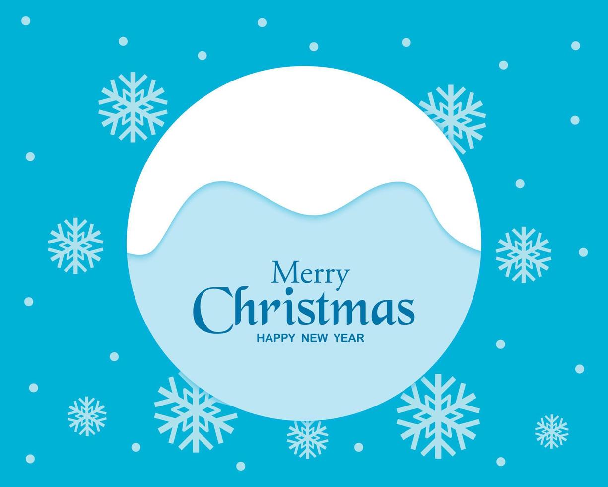 Merry Christmas Happy New Year Greeting vector