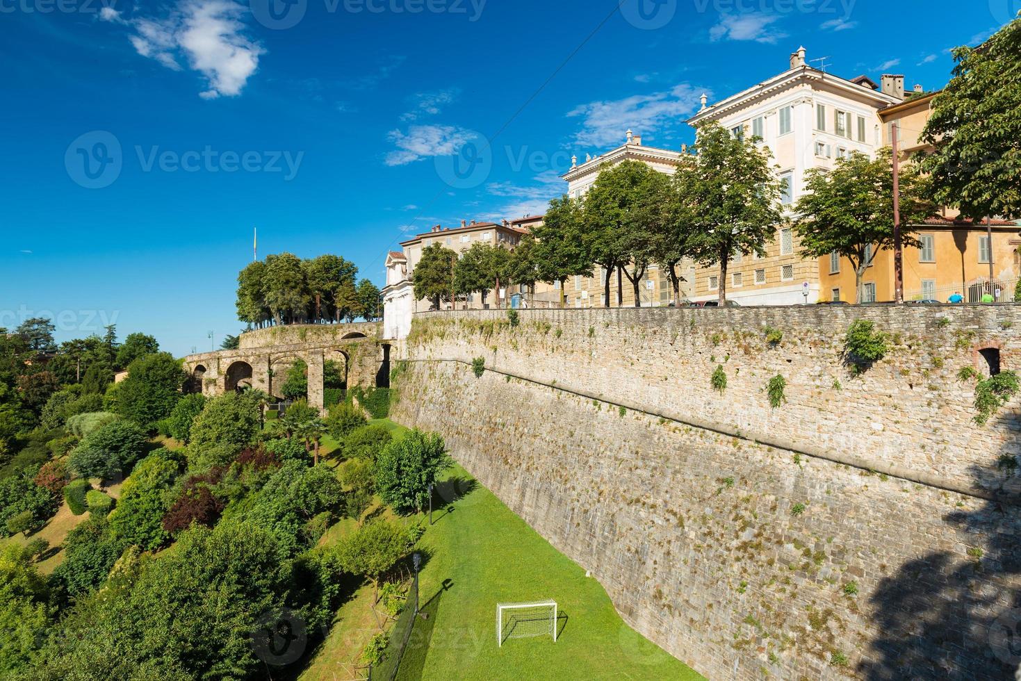 ciudad alta de bérgamo, región de lombardía. norte de italia foto