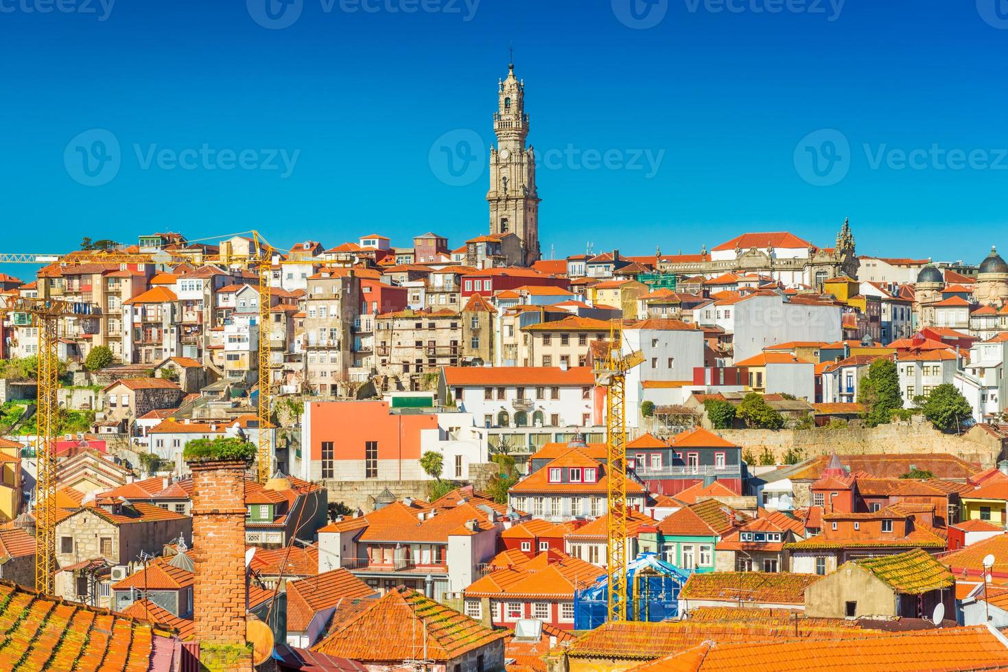 Panorama of Porto old town, Portugal photo