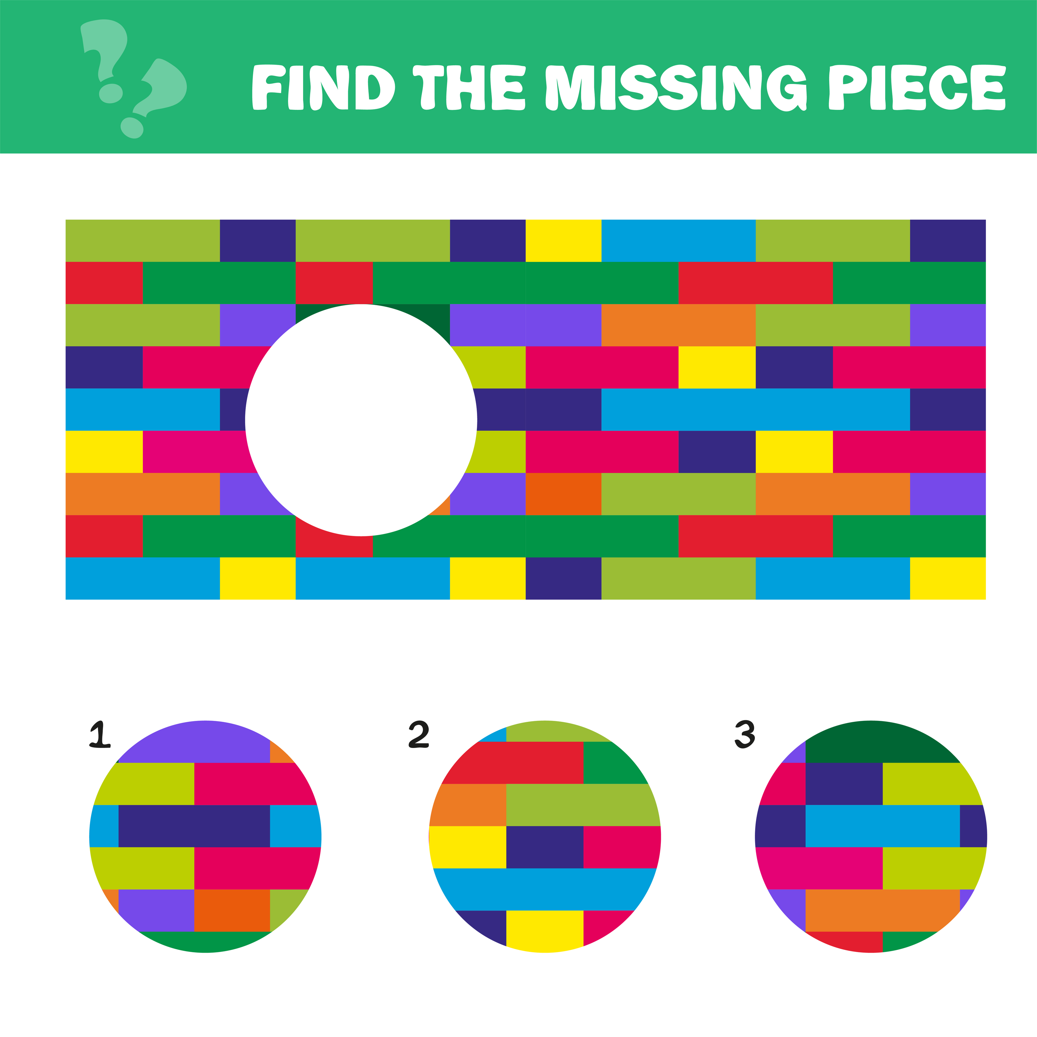 The Missing Piece Found Puzzle Complete Finishing Finding Lost F