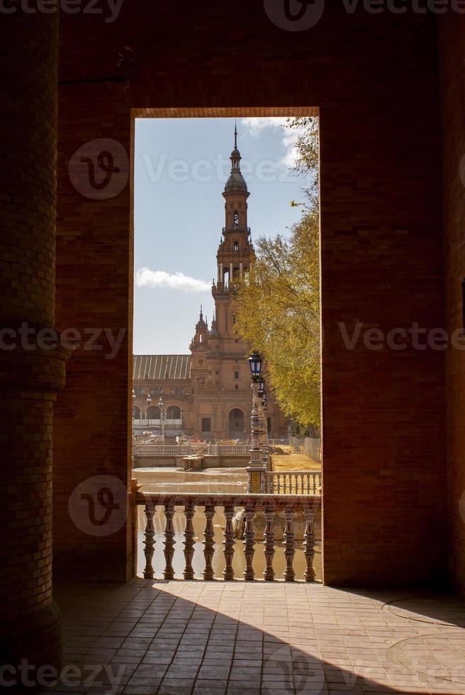 Spain Square in Seville, Andalusia photo