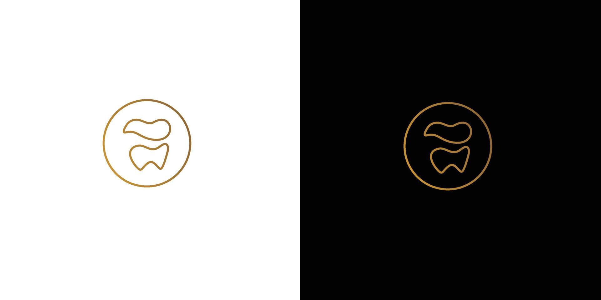Modern and professional dental logo design suitable for dentist business 7 vector
