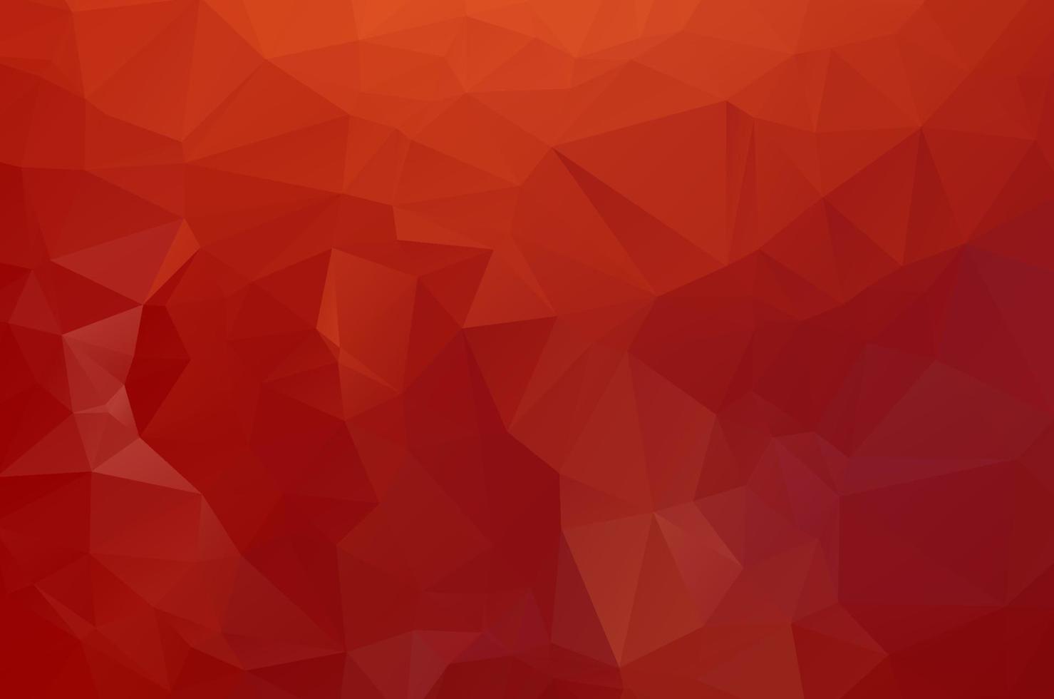 Red Low poly crystal background. Polygon design pattern. environment green Low poly vector illustration, low polygon background.