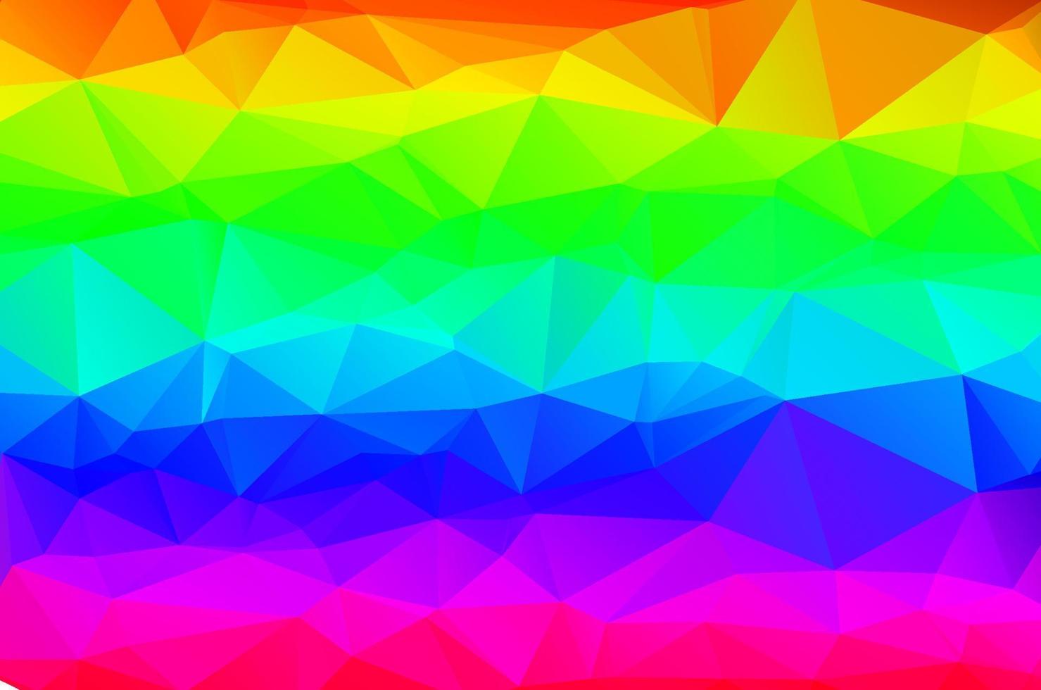 Light colorful Low poly crystal background. Polygon design pattern. Low poly vector illustration, low polygon background.