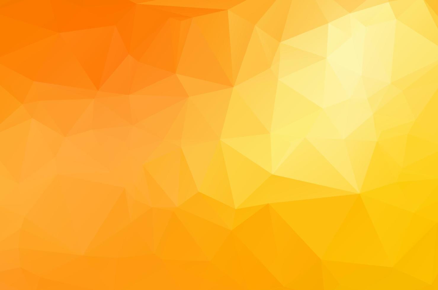 Orange Low poly crystal background. Polygon design pattern. environment green Low poly vector illustration, low polygon background.