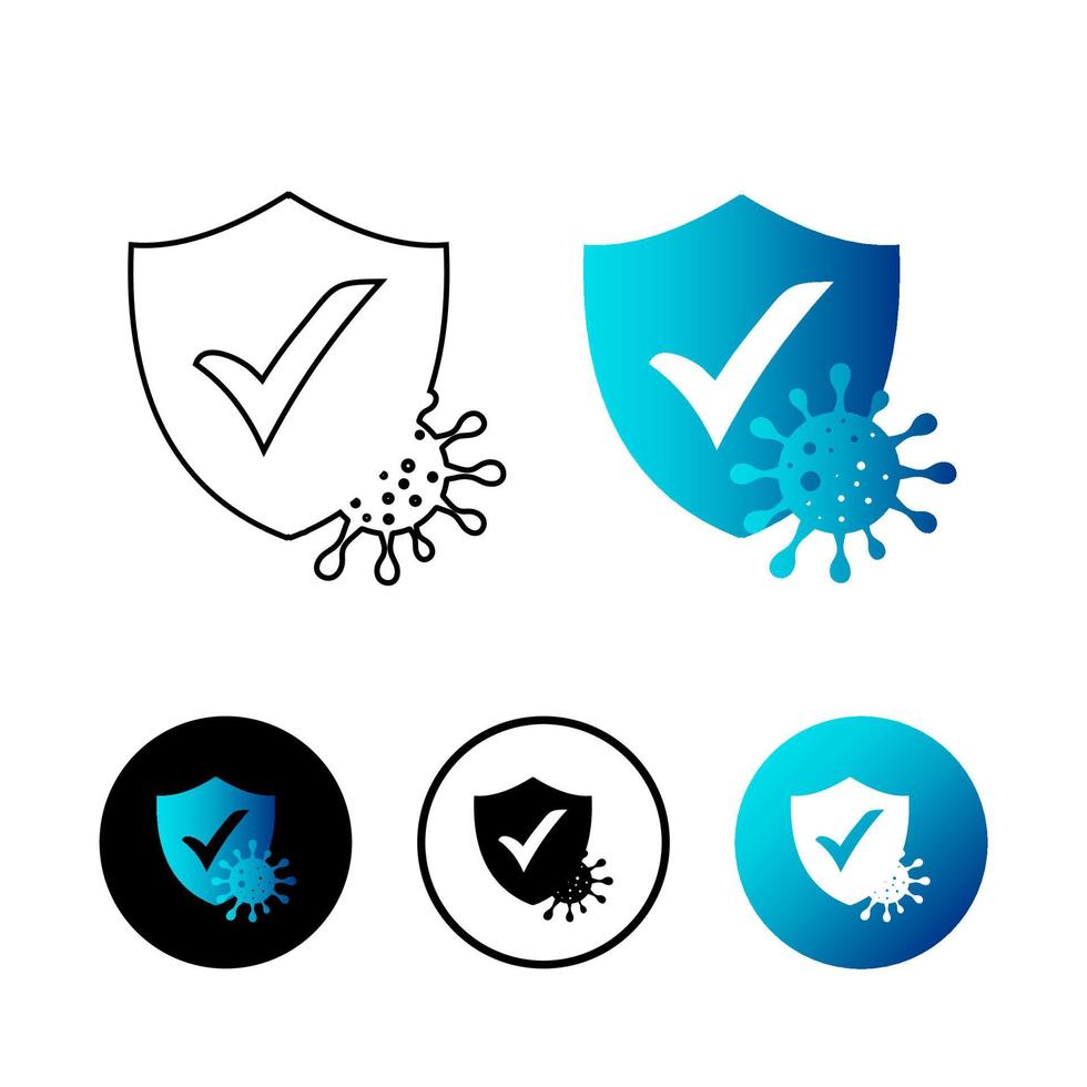 Abstract Immunity Icon Illustration vector