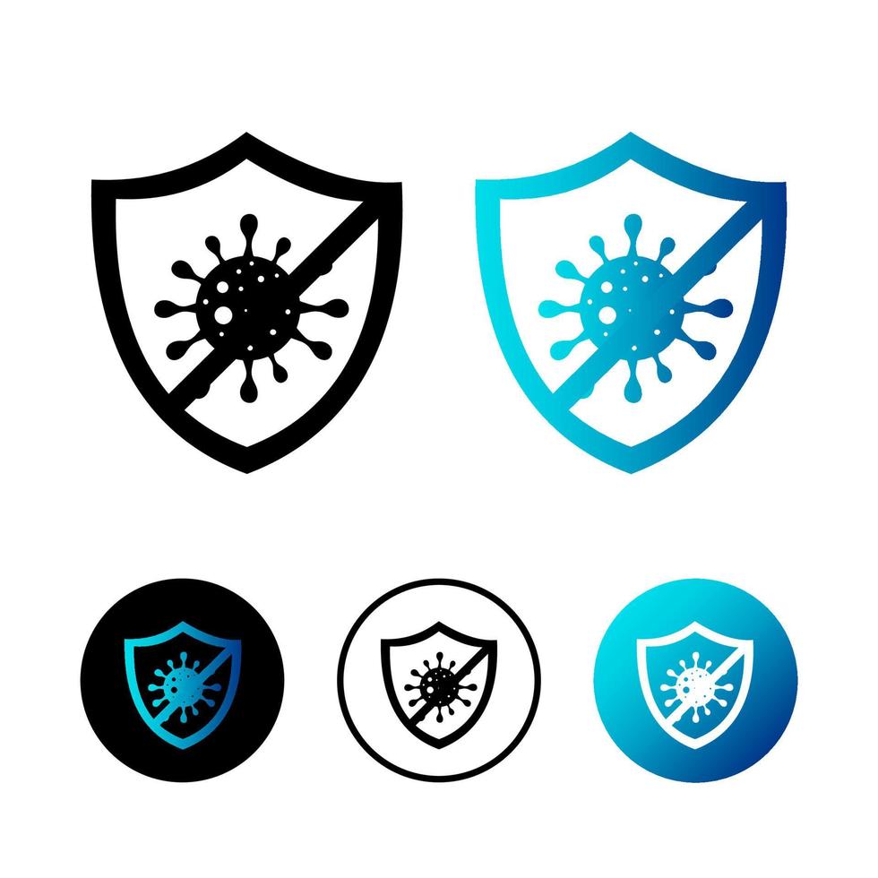 Abstract Medical Antivirus Icon Illustration vector