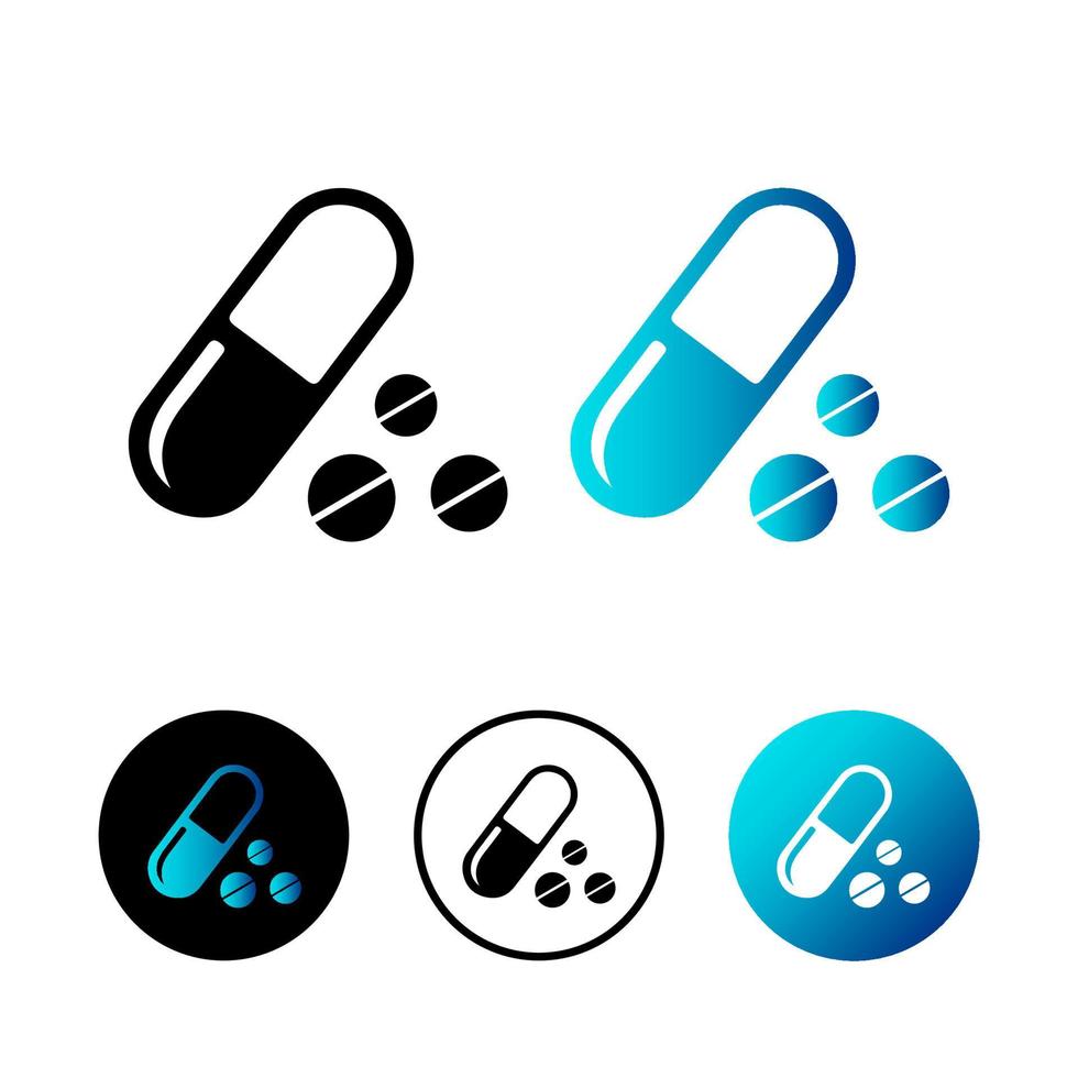 Abstract Pharma Icon Illustration vector