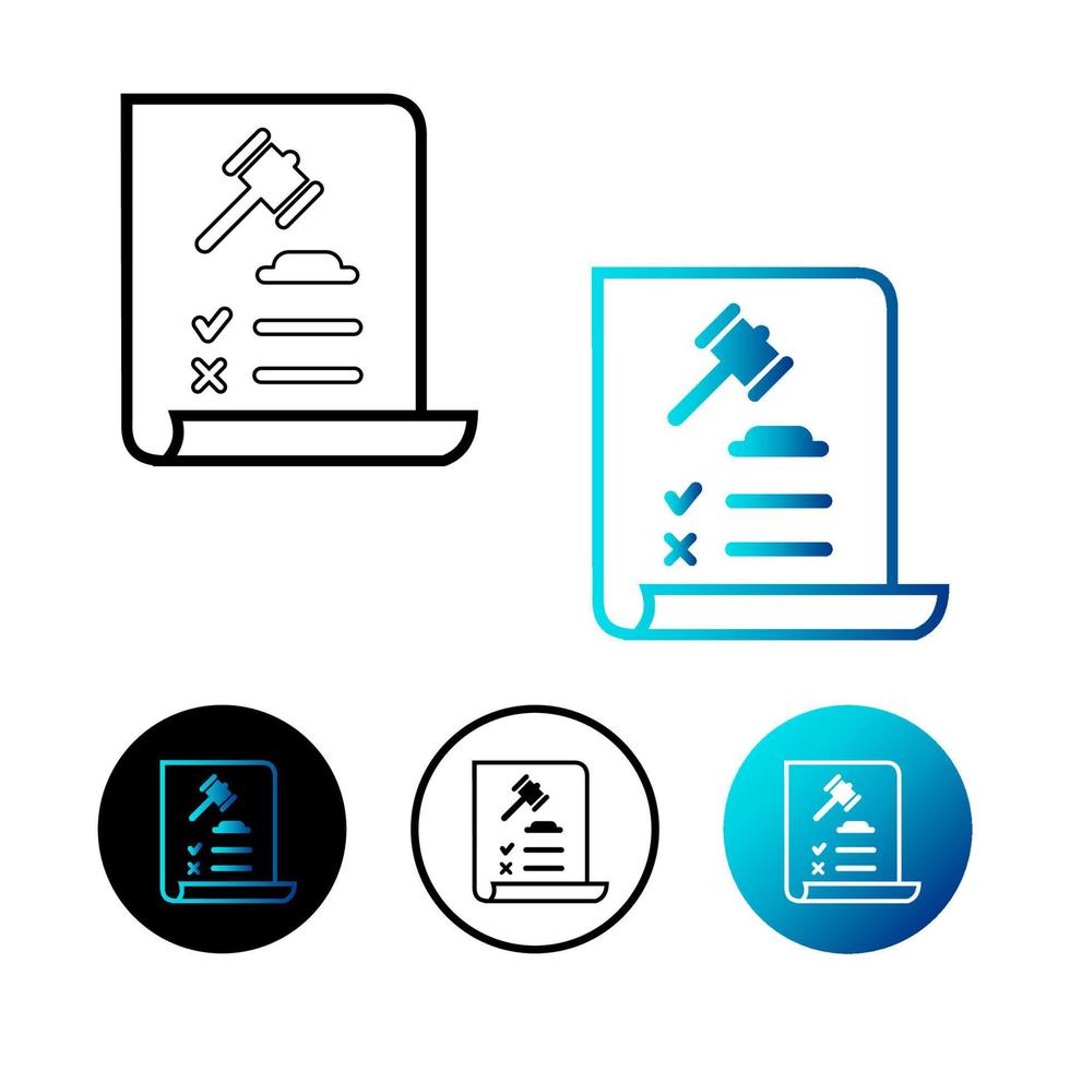 Abstract Regulations Icon Illustration vector