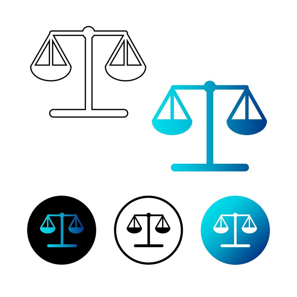 Abstract Scale Icon Illustration vector
