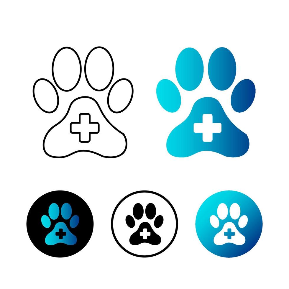 Abstract Veterinary Icon Illustration vector