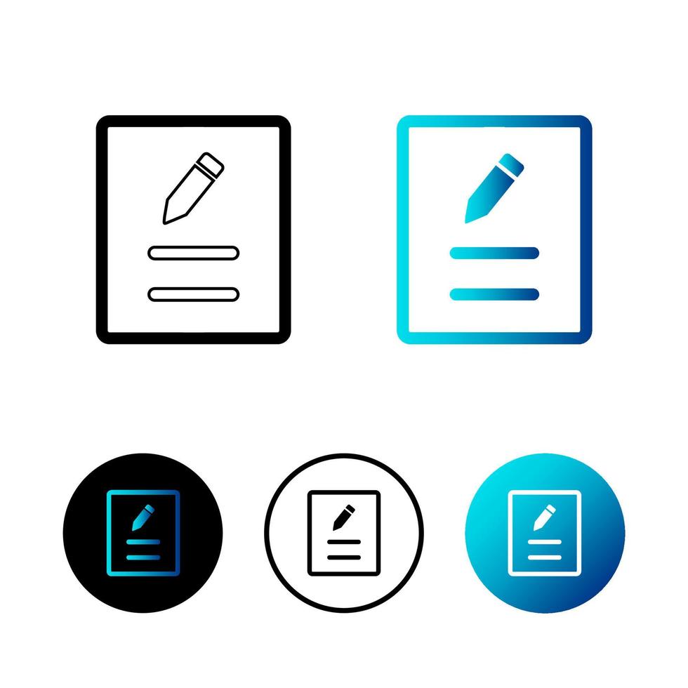 Abstract Writing Icon Illustration vector