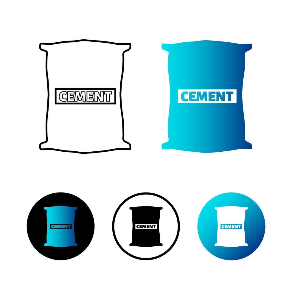 Abstract Cement Icon Illustration vector