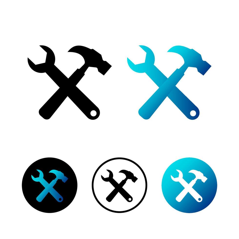 Abstract Tools Icon Illustration vector