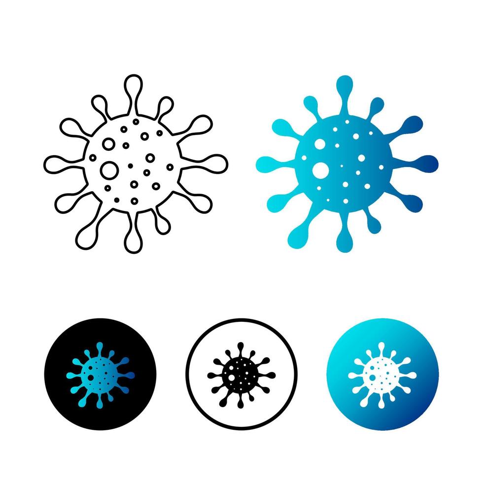 Abstract Virus Icon Illustration vector