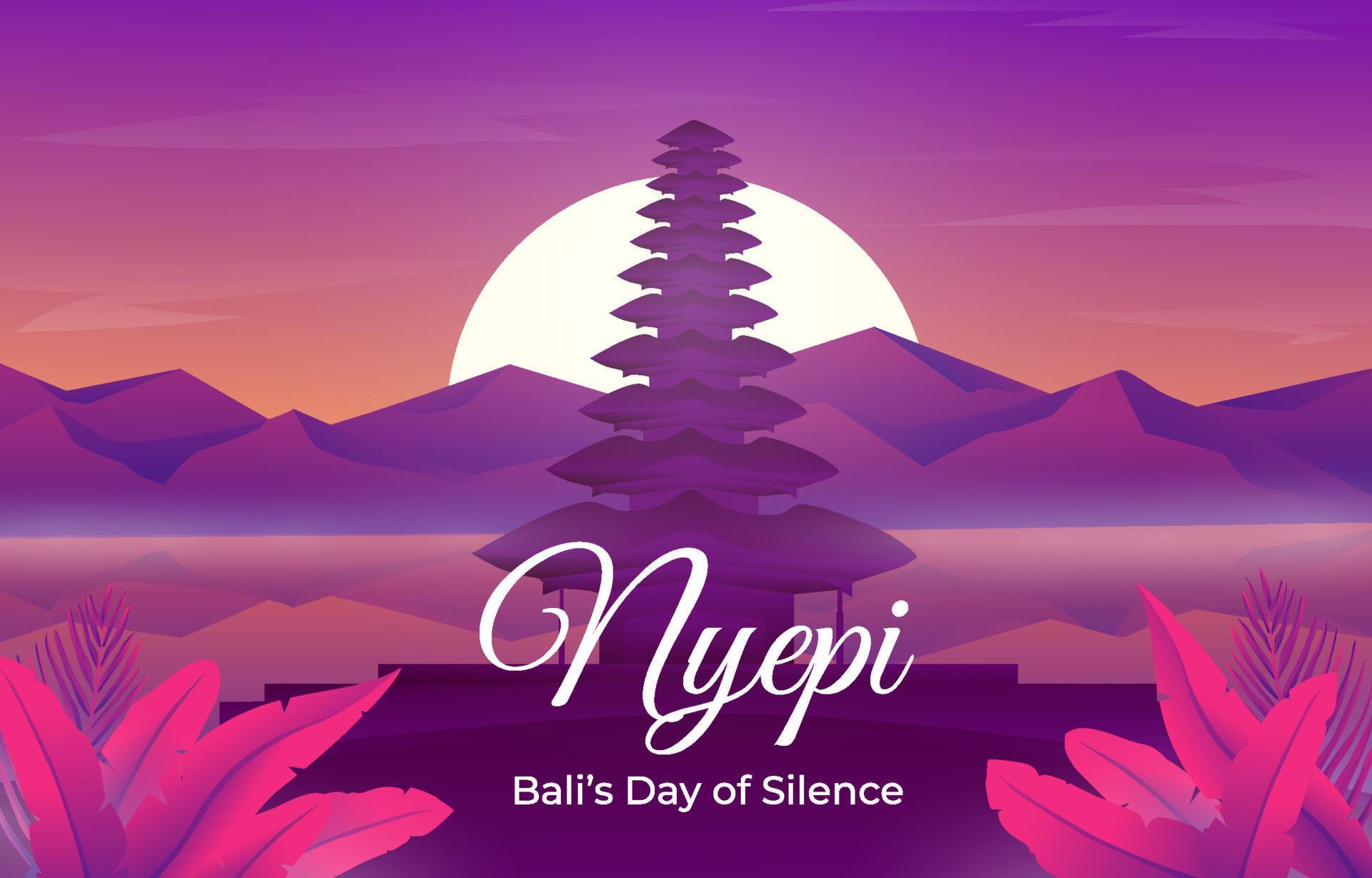 Background of Bali Nyepi Day of Silence 4560604 Vector Art at Vecteezy