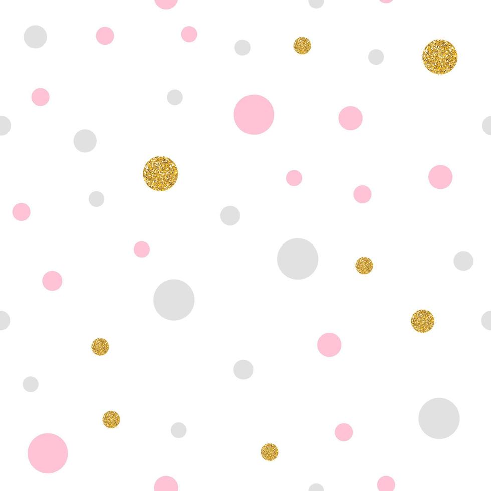 Fondo colorido de patrones sin fisuras con puntos. ilustración vectorial vector