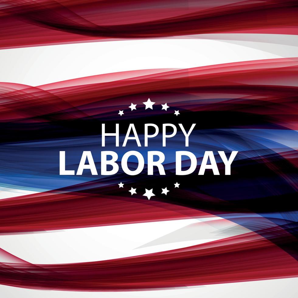 Happy Labor Day Poster Vector Illustration