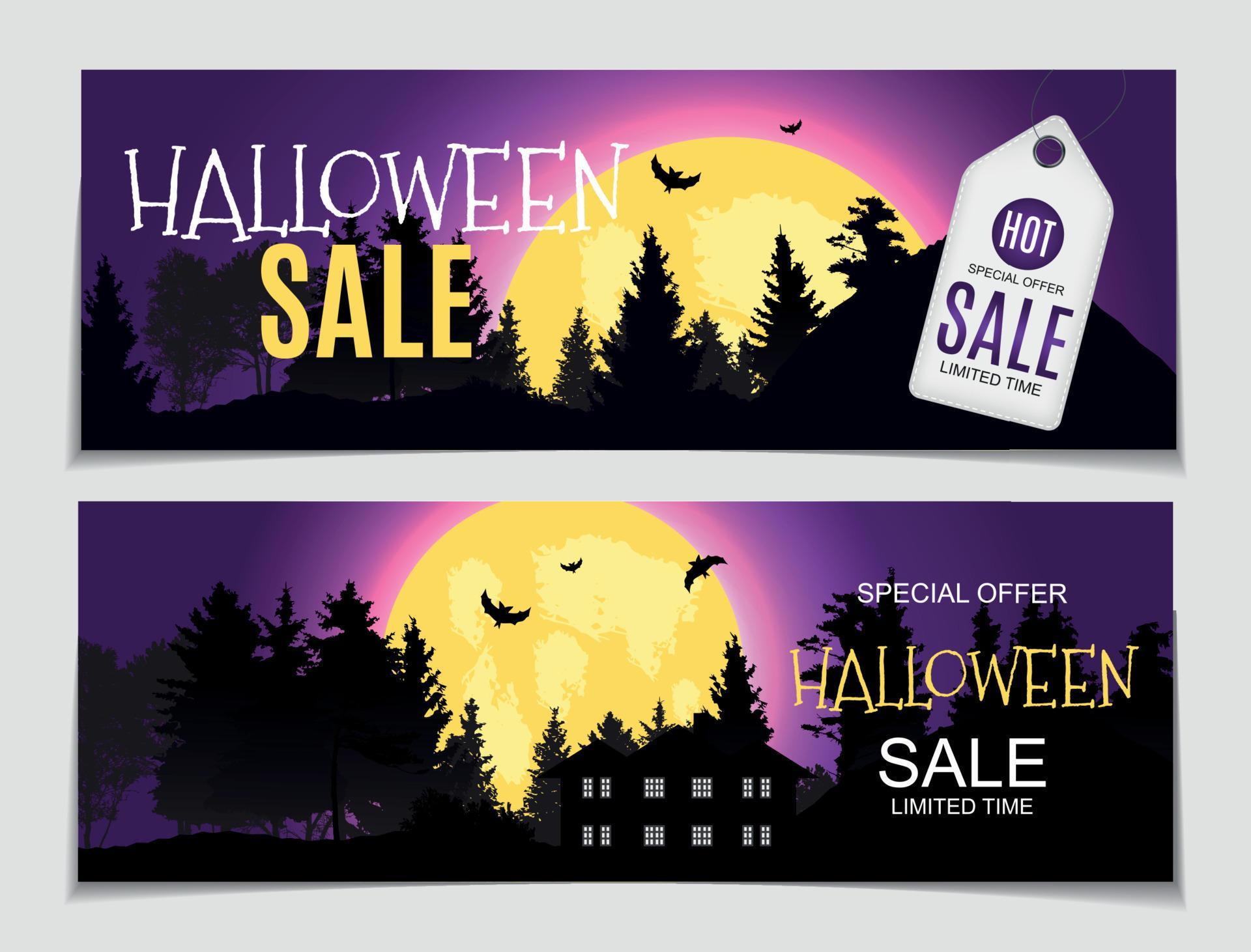 Abstract Vector Illustration Halloween Sale Background 4562179 Vector
