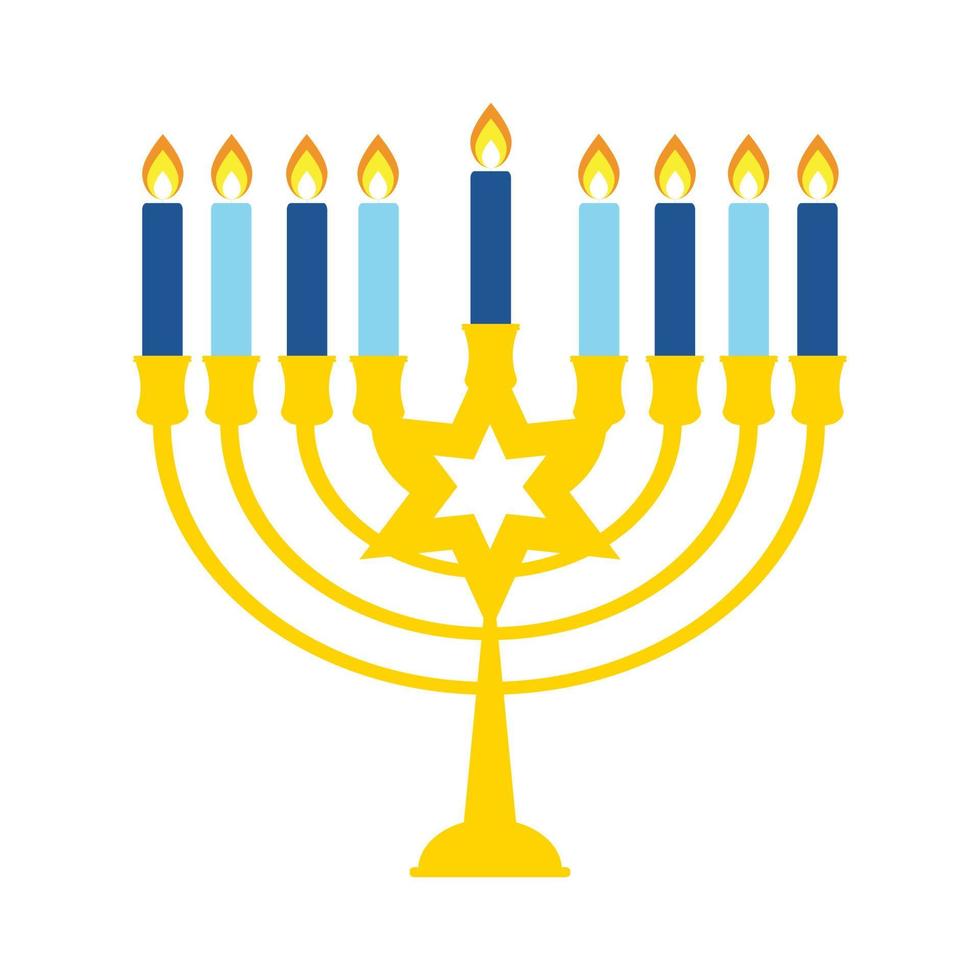 feliz hanukkah, fondo de fiesta judía. ilustración vectorial. Janucá es el nombre de la festividad judía vector