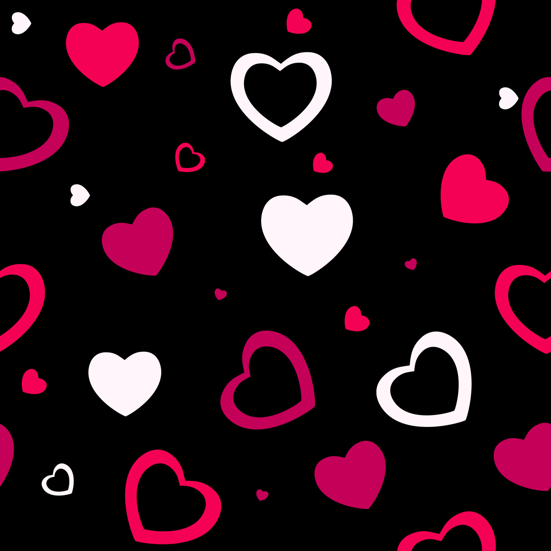 310 Pink Heart Black Background Illustrations RoyaltyFree Vector  Graphics  Clip Art  iStock